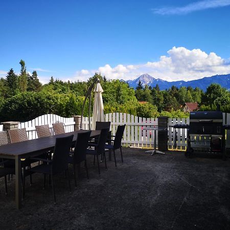 Ferienwohnung Haus Im Grünen Villach Exterior foto